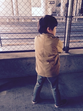 「URBAN RESEARCH（アーバンリサーチ）のアイテム（ジャケット/アウター）」を使った、John.Mさん（キッズ・120cm）の冬コーディネート
