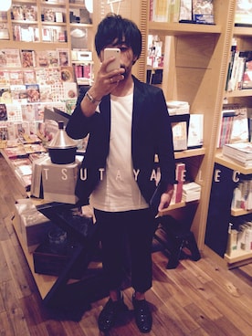 「And A（アンドエー）のアイテム（ジャケット/アウター）」を使った、John.Mさん（メンズ・164cm）の春コーディネート