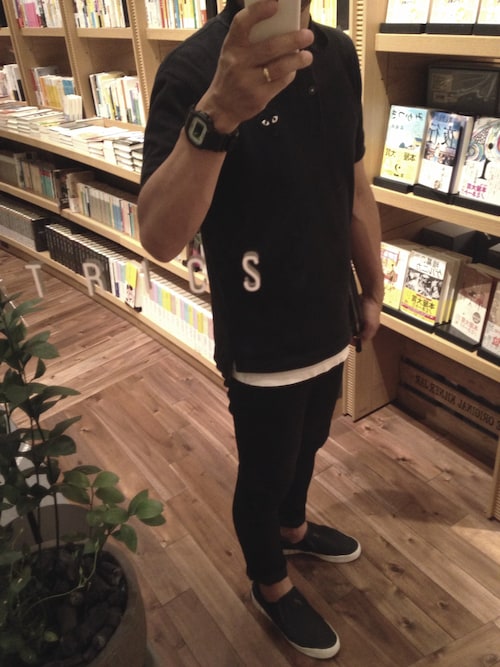 m│play comme des garcons polo looks