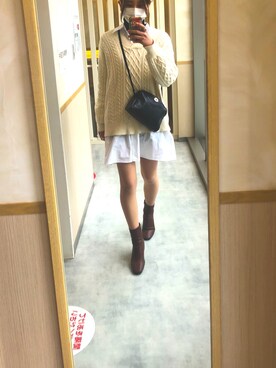 ジャケット アウターを使った ロングシャツワンピ の人気ファッションコーディネート Wear