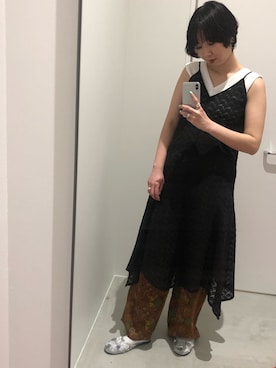 「JOINT WORKS（ジョイントワークス）のアイテム（ワンピース/ドレス）」を使った、REMIさん（レディース・163cm）の春コーディネート
