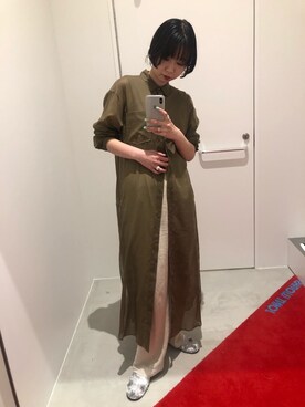 「JOINT WORKS（ジョイントワークス）のアイテム（ワンピース/ドレス）」を使った、REMIさん（レディース・163cm）の春コーディネート