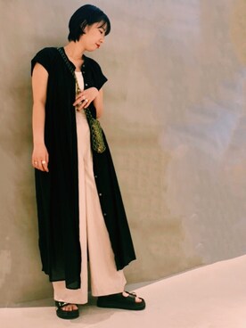 「JOINT WORKS（ジョイントワークス）のアイテム（ワンピース/ドレス）」を使った、REMIさん（レディース・163cm）の春コーディネート