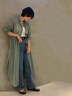 「JOINT WORKS（ジョイントワークス）のアイテム（ワンピース/ドレス）」を使った、REMIさん（レディース・163cm）の春コーディネート
