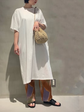 「JOINT WORKS（ジョイントワークス）のアイテム（ワンピース/ドレス）」を使った、REMIさん（レディース・163cm）の夏コーディネート