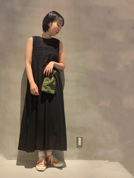 「JOINT WORKS（ジョイントワークス）のアイテム（ワンピース/ドレス）」を使った、REMIさん（レディース・163cm）の夏コーディネート