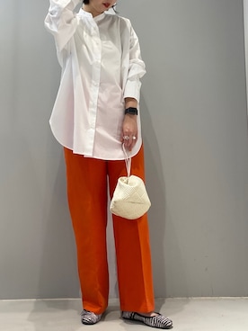 「JOINT WORKS（ジョイントワークス）のアイテム（シャツ/ブラウス）」を使った、REMIさん（レディース・163cm）の秋コーディネート