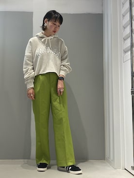 「JOINT WORKS（ジョイントワークス）のアイテム（トップス）」を使った、REMIさん（レディース・163cm）の秋コーディネート