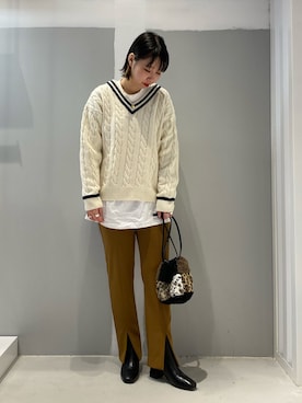 「JOINT WORKS（ジョイントワークス）のアイテム」を使った、REMIさん（レディース・163cm）の秋コーディネート