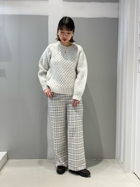 「JOINT WORKS（ジョイントワークス）のアイテム（トップス）」を使った、REMIさん（レディース・163cm）の冬コーディネート