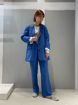 「JOINT WORKS（ジョイントワークス）のアイテム（ジャケット/アウター）」を使った、REMIさん（レディース・163cm）の冬コーディネート