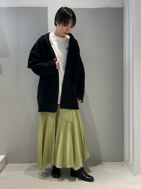 「JOINT WORKS（ジョイントワークス）のアイテム（ジャケット/アウター）」を使った、REMIさん（レディース・163cm）の冬コーディネート