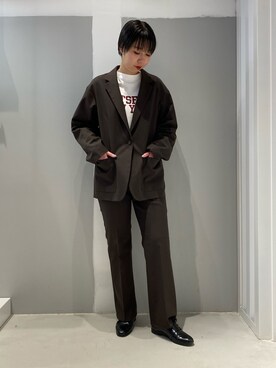 「JOINT WORKS（ジョイントワークス）のアイテム（ジャケット/アウター）」を使った、REMIさん（レディース・163cm）の冬コーディネート