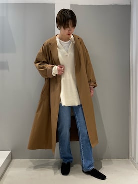 「JOINT WORKS（ジョイントワークス）のアイテム（ジャケット/アウター）」を使った、REMIさん（レディース・163cm）の春コーディネート