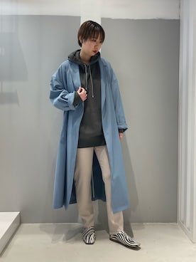「JOINT WORKS（ジョイントワークス）のアイテム（ジャケット/アウター）」を使った、REMIさん（レディース・163cm）の春コーディネート