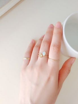 「天然石」｜NOIRDEPOUPEEさん（レディース・165cm）の春コーディネート