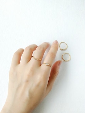 「ゴールドアクセ」｜NOIRDEPOUPEEさん（レディース・165cm）の春コーディネート