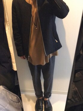 「STUDIOUS BLUE（ストゥディオスブルー）のアイテム」を使った、ryoさん（メンズ・165cm）の春コーディネート