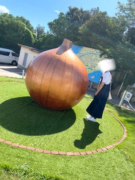 「ラブアンドピース2020」｜「アイテム（サロペット/オーバーオール）」を使った、emningさん（レディース・154cm）の秋コーディネート