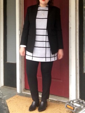 「rag & bone（ラグアンドボーン）のアイテム（チュニック）」を使った、mandarkさん（レディース・157cm）の冬コーディネート