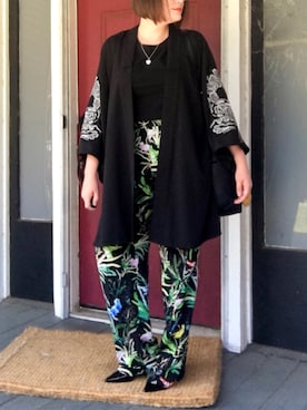 「kimono」｜「アイテム（その他アウター）」を使った、mandarkさん（レディース・157cm）の夏コーディネート