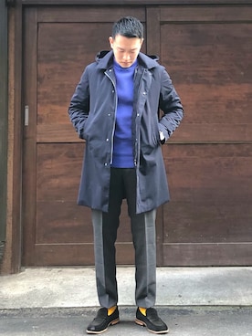 「TAKA-Q（タカキュー）のアイテム（ジャケット/アウター）」を使った、YUIさん（メンズ・170cm）の冬コーディネート