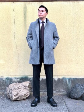 「アイテム（フォーマルスーツ/小物）」を使った、YUIさん（メンズ・170cm・20代）の冬コーディネート