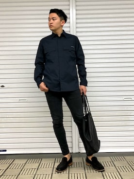 「インスタやってます」｜「アイテム（ジャケット/アウター）」を使った、YUIさん（メンズ・170cm）の春コーディネート