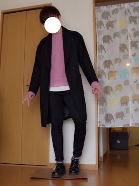 「Dr. Martens（ドクターマーチン）のDr.Martens (ドクターマーチン)/1461 3EYE GIBSON SHOES（その他シューズ）」を使った、T.さん（メンズ・172cm）の春コーディネート