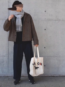 「Steven Alan（スティーブンアラン）のアイテム（その他アウター）」を使った、T.さん（メンズ・172cm）の冬コーディネート