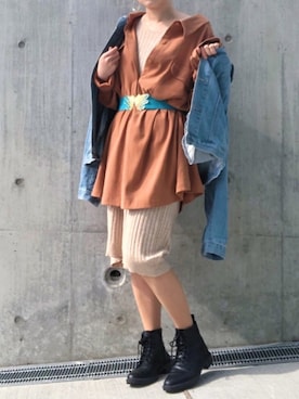 水海  / 古着とプチプラさんのコーディネート