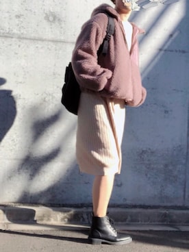「rps（アールピーエス）のアイテム（ブルゾン）」を使った、水海  / 古着とプチプラさん（レディース・162cm）の冬コーディネート