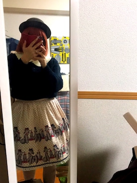 「Shirley Temple（シャーリーテンプル）のアイテム」を使った、こっとんさん（レディース・154cm）の冬コーディネート