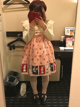 「Shirley Temple（シャーリーテンプル）のアイテム」を使った、こっとんさん（レディース・154cm）の冬コーディネート