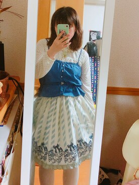 「Shirley Temple（シャーリーテンプル）のアイテム」を使った、こっとんさん（レディース・154cm）の夏コーディネート
