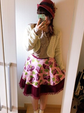 「Shirley Temple（シャーリーテンプル）のアイテム」を使った、こっとんさん（レディース・154cm）の秋コーディネート
