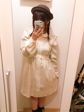 「SEE BY CHLOE（シーバイクロエ）のアイテム（ワンピース/ドレス）」を使った、こっとんさん（レディース・154cm）の秋コーディネート