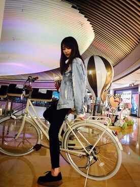 记者さんのコーディネート