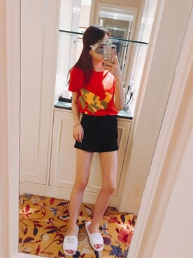 记者さんのコーディネート