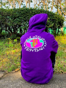 「PRIVILEGE（プリビレッジ）のアイテム」を使った、編髪魔神😈さん（メンズ・167cm）の春コーディネート