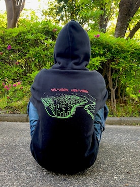 「PRIVILEGE（プリビレッジ）のアイテム」を使った、編髪魔神😈さん（メンズ・167cm）の春コーディネート