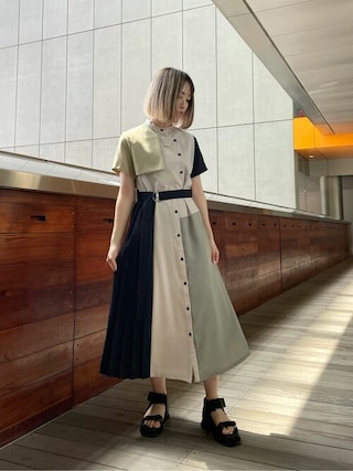 UNITED TOKYO ダブルヨークシャツワンピース UNITED TOKYO（ユナイテッドトウキョウ）の「ダブルヨークシャツ