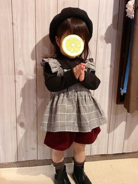 nontan.-3-.さん（キッズ・90cm）の秋コーディネート