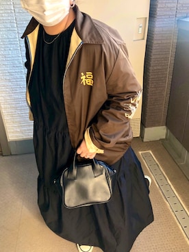 「東洋エンタープライズ（トーヨーエンタープライズ）のアイテム（ジャケット/アウター）」を使った、mippoさん（レディース・159cm）の春コーディネート