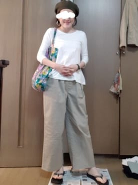 「freewaters（フリーウォーターズ）のアイテム」を使った、リルさん（レディース・165cm）の春コーディネート