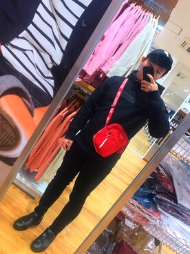 「palace」｜「アイテム（キャップ）」を使った、Mitsuさん（メンズ・165cm）の春コーディネート