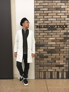 「GIGGER（ギガ）のアイテム」を使った、Mitsuhiro Tamuraさん（メンズ・172cm）の冬コーディネート
