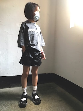 「nike rift」｜Tomato ✖️  Lemonさん（キッズ・128cm）の春コーディネート