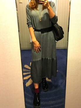 「Yves Saint Laurent（イヴサンローラン）のアイテム（アクセサリー）」を使った、asakoiさん（レディース・158cm）の秋コーディネート