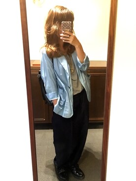 「Yves Saint Laurent（イヴサンローラン）のアイテム（アクセサリー）」を使った、asakoiさん（レディース・158cm）の春コーディネート